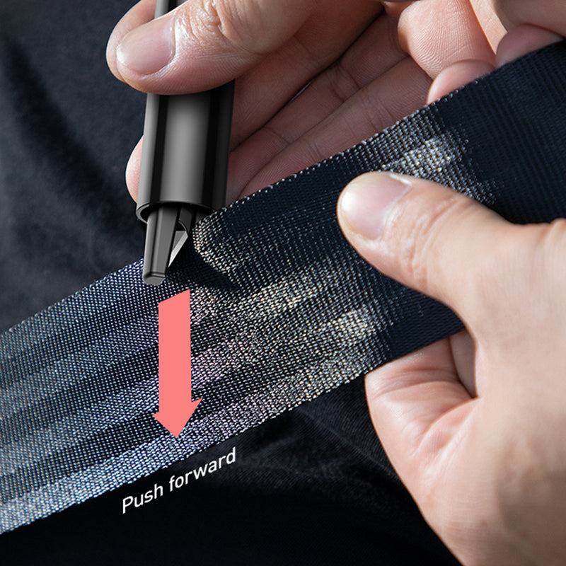 Aluminum Alloy Escape Emergency Rescue Knife - Black Tie Gadget