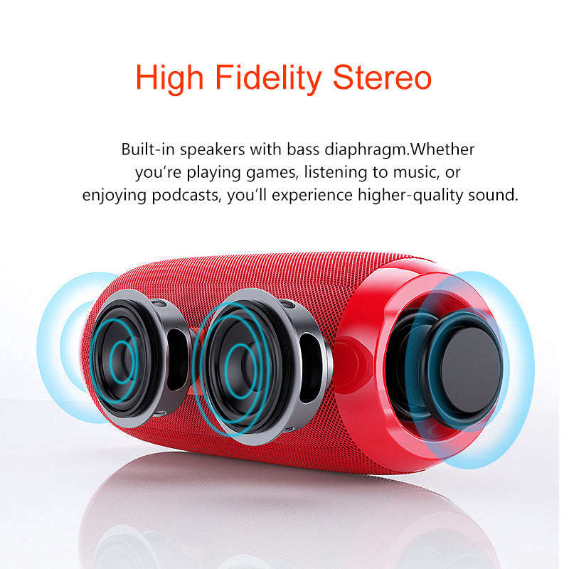 Portable portable multifunctional bluetooth speaker - Black Tie Gadget