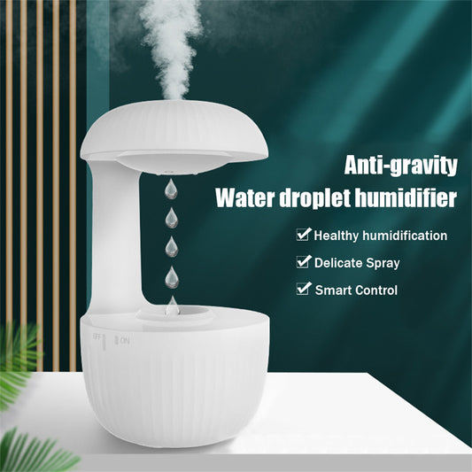 Anti-gravity Air Humidifier Levitating Water Drops - Black Tie Gadget