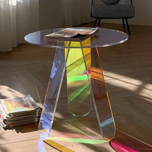 Acrylic Rainbow Color Coffee Table