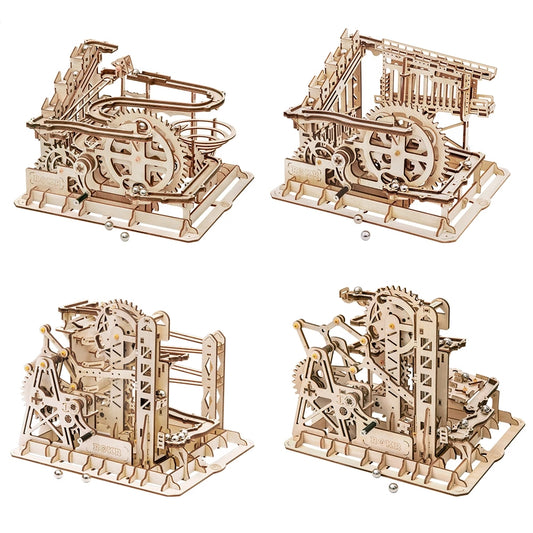 Model 3D Wooden Puzzle Roller Coaster